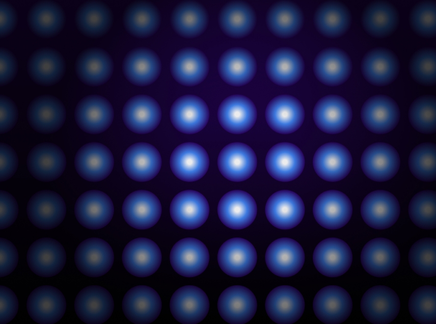 blue dots visual